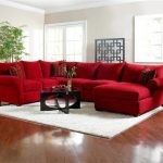 Red Sofa picture of red microfiber sectionals highlight your living room EQDZALQ