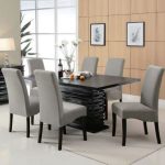 7 piece dining set contemporary dining furniture CEYSDQY