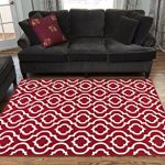 8×10 area rugs impressive red and ivory contemporary moroccan trellis design 8 10 area  intended HOUMCXX