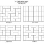 carpet installation patterns alternate patterns with subway tile // smitten studio via nubby twiglet ZQGQXSU