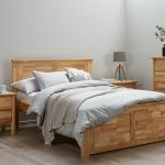 double bed frames fantastic hardwood double bed frame - natural XIORNJS
