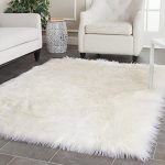 Fur rug white faux sheepskin blanket faux fur rug rugs and carpets for living room VRYXHXI
