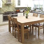 Kitchen and Dining Room Tables classic square dining table with leaf XBPZVKE