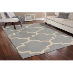 Large Area Rugs large quatrefoil gray/ivory area rug FCGRZEM