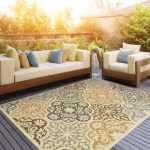 Patio rugs colton yellow/brown indoor/outdoor area rug GHBKFGG