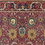 persian rugs safavid kerman u0027vaseu0027 carpet fragment, southeast persia, early 17th century FBUPPTV