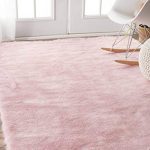 pink rug nuloom cloud shag rug, 9u0027 x 12u0027, pink LMXHLRT
