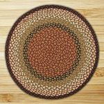 round area rugs earth rugs round area rug, 5.75u0027, burgundy/mustard PXJEICU