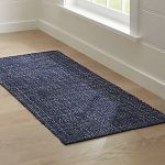 runner rug della indigo cotton flat weave rug runner 2.5x6 ZZSHCHJ