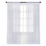 Sheer Curtain snow white sheer curtain panel crinkle - room essentials™ : target TAWPRJA