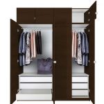 Wardrobe Closet 86 inch tall wardrobe cabinet package MSHEDCJ
