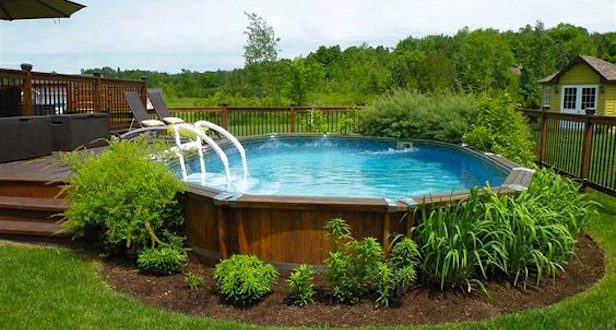 Above Ground Pool Landscaping Ideas on a Budget – goodworksfurniture