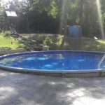 above ground pools that look like in ground dropping an above ground pool in the ground - youtube KQXUYXM