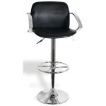 adjustable bar stools with backs and arms buffalo adjustable height bar stools with arm rests and HWHUZUT