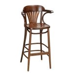 adjustable bar stools with backs and arms fan back bentwood bar stool with arms indoor and outdoor pertaining to stools BFJEPHR
