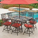 bar height patio set with swivel chairs awesome bar height outdoor dining table of patio furniture sets cool FBPBBBW