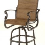 bar height patio set with swivel chairs st augustine by hanamint IFYBXLI