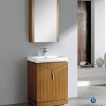 bathroom vanities with matching medicine cabinets fresca 24 inch wild honey oak modern bathroom vanity VSAXNPD