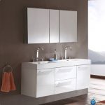 bathroom vanities with matching medicine cabinets fresca opulento white modern double sink bathroom vanity w/ medicine cabinet SCLEIDY