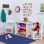 childrens table and chairs with storage riverridge kids 6-piece white childrenu0027s table and chair set MBVPELQ
