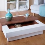 contemporary coffee tables with storage contemporary coffee table with storage in matt stone or matt white KIFXQGE