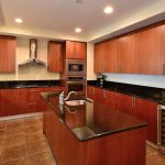 dark cherry kitchen cabinets with granite countertops - 23 cherry wood JMCSDZB