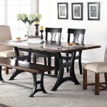 dining room table with upholstered chairs dining set with upholstered chairs rectangular dining table w 2 JHCGTSV