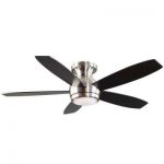 flush mount ceiling fans with remote control brushed nickel indoor led ceiling fan with remote control FOHMDSI