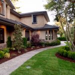 front yard landscaping ideas on a budget evergreen trees front yard DQKUOSI
