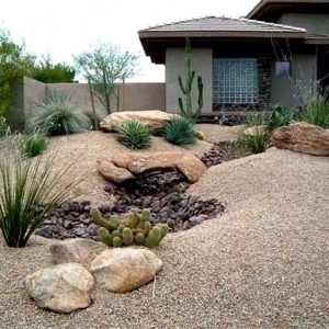 Attractive Front Yard Landscaping Ideas with Rocks – goodworksfurniture