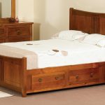 full size wooden bed frame with headboard brown wooden bed NBNSHPO