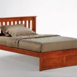 full size wooden bed frame with headboard wood full size headboard OBJWXGO