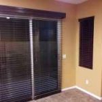 horizontal blinds for sliding glass doors a new twist on horizontal blinds for your door. wood NVXIYNN