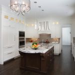 kitchens with white cabinets and dark floors remarkable on floor ENASWHM