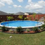 landscaping ideas around above ground pool how to landscape an above ground pool FBIQYWO