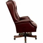 leather executive office chair high back high back traditional tufted burgundy leather executive office chair ... VGNIUMI