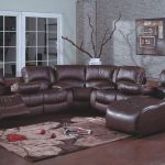 leather sectional sofa with chaise and recliner 4 pc brown bonded leather sectional sofa with recliners and BWNVSCZ