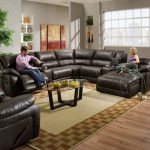 leather sectional sofa with chaise and recliner blackjack simmons brown leather sectional sofa chaise lounge theater OWWNMPF