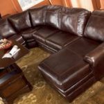 leather sectional sofa with chaise and recliner sherwood - genuine leather recliner sofa couch chaise sectional set IXPOABI