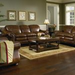 living room color ideas for brown furniture brown leather sofa set for living room with dark hardwood AHHUNCS