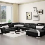 living room colors for black leather furniture black and white leather sofa sectional in white creamy living CAPBIEW