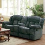 microfiber reclining loveseat with console homelegance laurelton doble glider reclining loveseat w/ center console in ECCMTUE