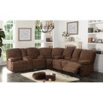 microfiber sectional couch with recliner kevin reclining sectional PACYKDH