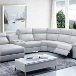 microfiber sectional couch with recliner modern leather sectional sofa with recliners odelia design within leather AUDNFQM