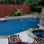 pool landscaping ideas for small backyards garden backyard with VLRQEXF