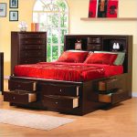 queen size bed frame with drawers underneath an elegant contemporary bed with clean lines and spacious storage. GQJWXAP