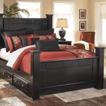 queen size bed frame with drawers underneath shay - queen/king under bed storage BUSBFSB