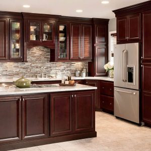 Cherry Kitchen Cabinets with Granite Countertops – goodworksfurniture