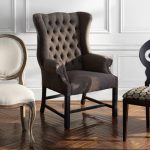 upholstered dining room chairs with arms FLFPEFY