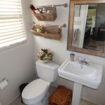 wall hanging baskets for bathroom storage awesome our large bathroom is sooo small bathroom storage solution CMKOKSN